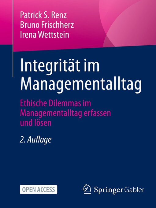 Title details for Integrität im Managementalltag by Patrick S. Renz - Available